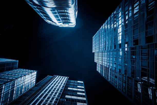 istock Low angle view of Modern Office Buildings 603275368