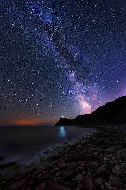 istock Milky Way over cape Emine, Bulgaria 603276294
