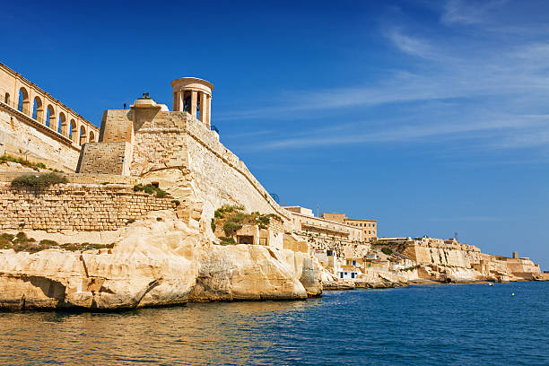 istock Sunny view of Siege Bell War Monument from the sea. 603280102