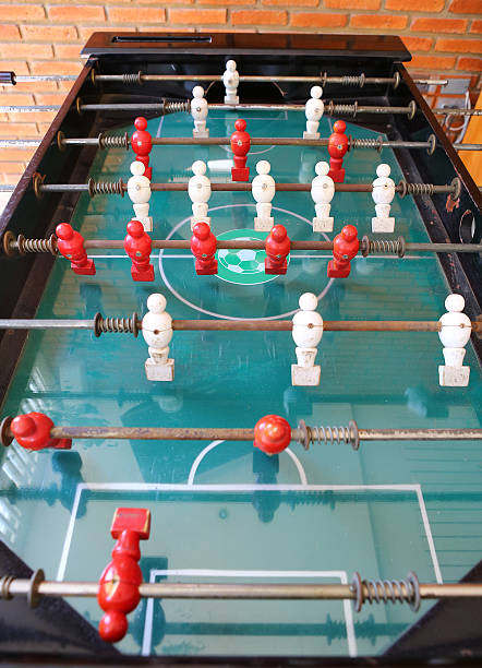 istock old football table, soccer table 603281234