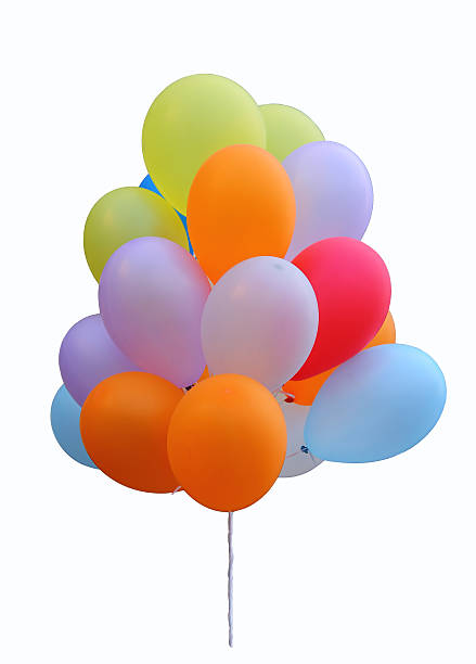 istock Many balloons isolated on white 603283010