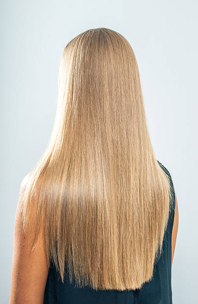 istock Perfect long blonde hair 603284272