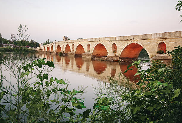 istock Bridge above Meric River in Edirne, Turkey 603285302