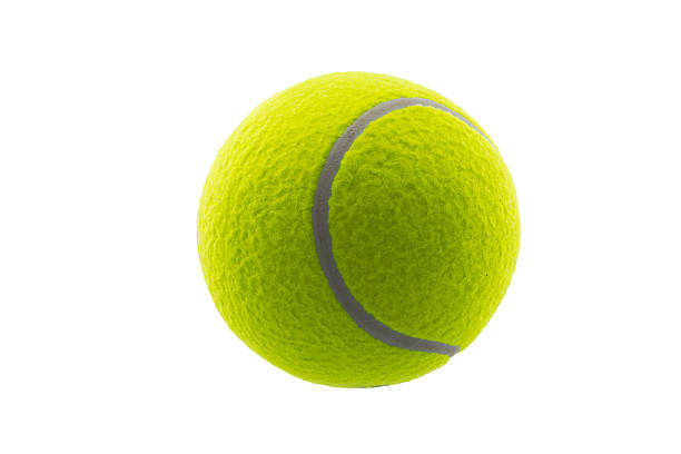 istock Tennis ball isolated on white background 603285506