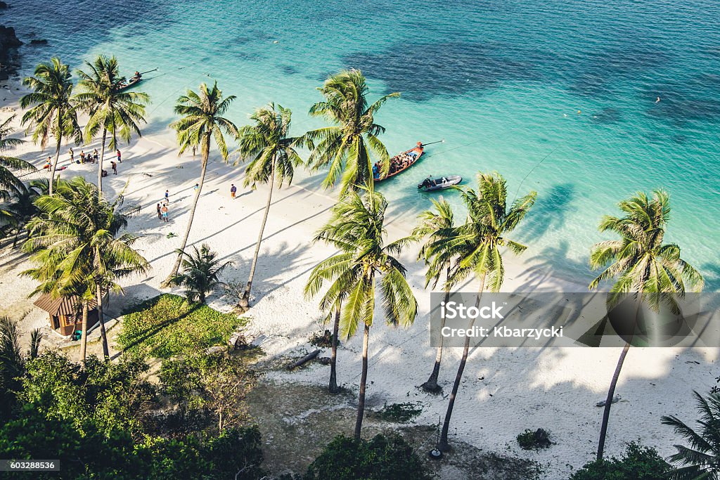 Plage le matin du soleil - Photo de Koh Samui libre de droits