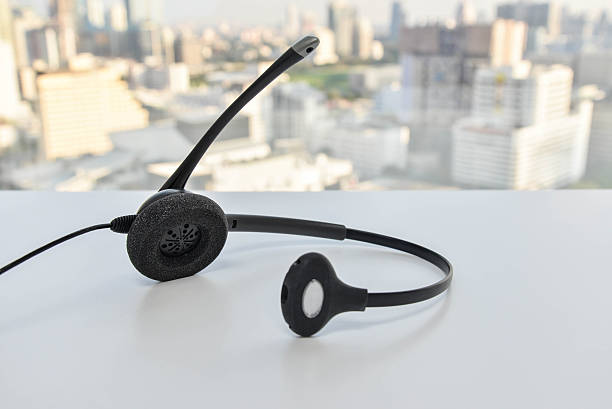 istock Headset of Phone and IP Phone 603301154