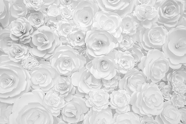 istock white paper flowers decorative background 603315144