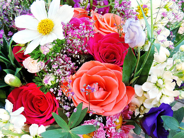 istock flower bouquet with various flowers 603317682