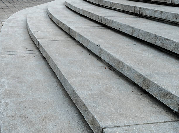 istock Curve concrete staircase 603317750