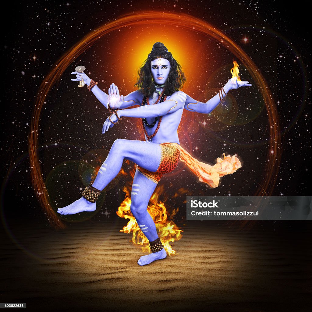 Shiva Nataraja Hindu God Lord Siva In Dancing Pose Stock Photo ...