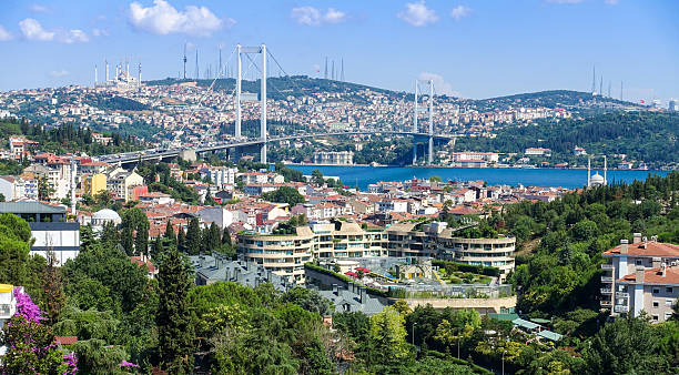 istock View of the Bosphorus Bridge and the Asian side 603829424