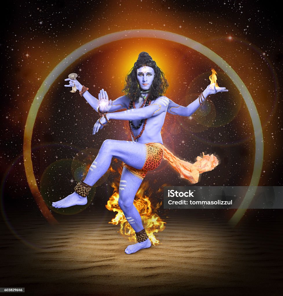 Shiva Nataraja Hindu God Lord Siva In Dancing Pose Stock Photo ...