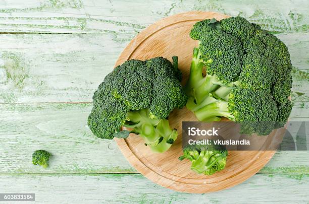 Broccoli Rich In Vitamins And Minerals Stock Photo - Download Image Now - Broccoli, Herbal Medicine, Raw Food