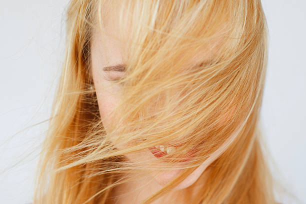 istock Beautiful healthy red hair close-up 603835232