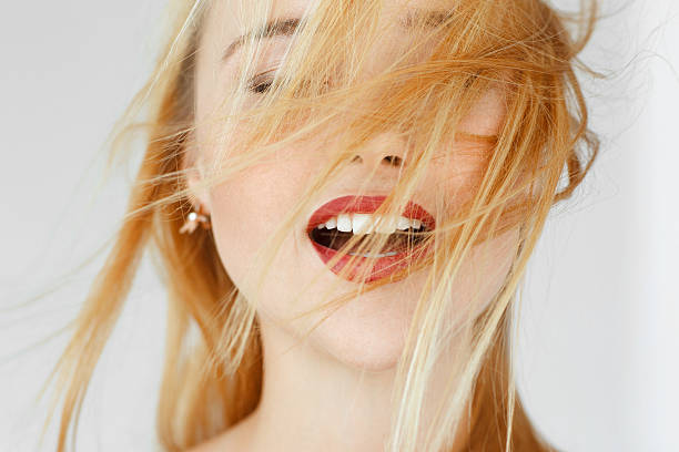 istock Enjoying something red-haired woman, close up. 603835522