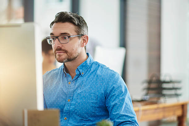 istock Focused on his career goals 603854714