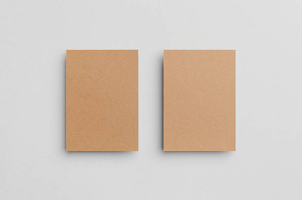 istock Kraft A6 Flyer / Postcard / Invitation Mock-Up 603855094