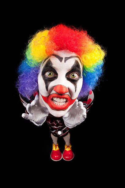 istock Fisheye Creepy CLown 603855144