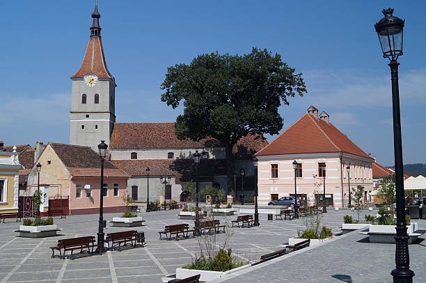 Town Square Rasnov, Romania