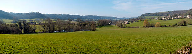 istock Uley village, Cotswold Hills escarpment, Gloucestershire, UK. 603855330