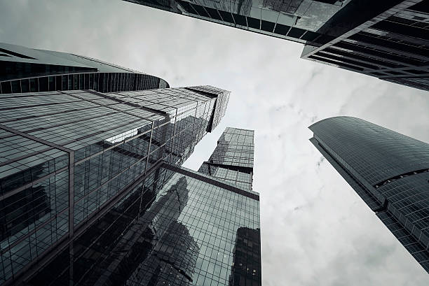 istock View of modern high building in business district 603855788
