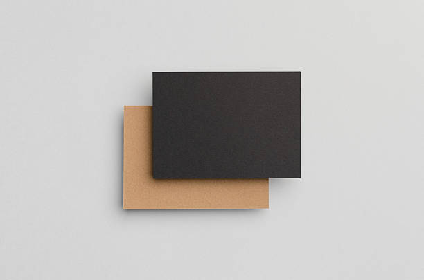 istock Black & Kraft A6 Flyer / Postcard / Invitation Mock-Up 603855968