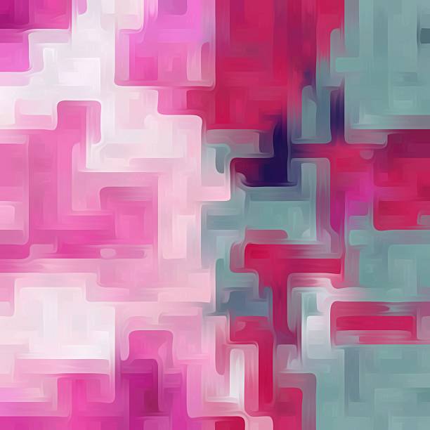 istock pink red and green painting abstract background 603856136