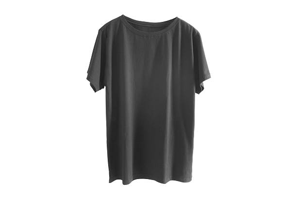 istock Gray shirt isolated on white background 603856430