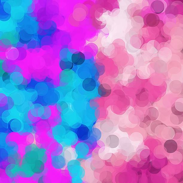 istock pink and blue painting circle abstract background 603856588