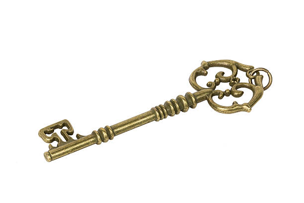 istock retro vintage key isolated on white 603857242