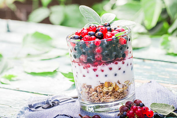 istock Healthy diet muesli colorful fresh fruit 603863436