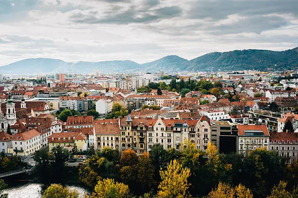 Graz city in Austria 