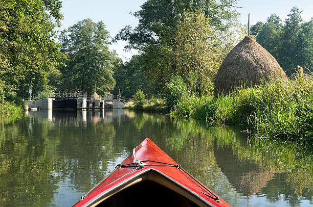 Spreewald - Biosphere reserve by UNESCO in Brandenburg Spreewald - Biosphere reserve by UNESCO in Brandenburg spreewald stock pictures, royalty-free photos & images