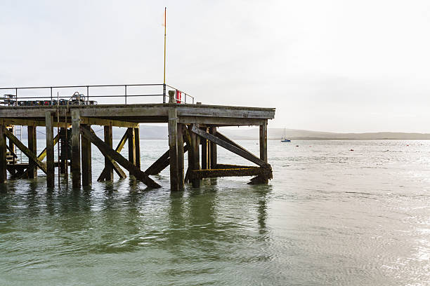 istock End of small jetty or pier. 603866828