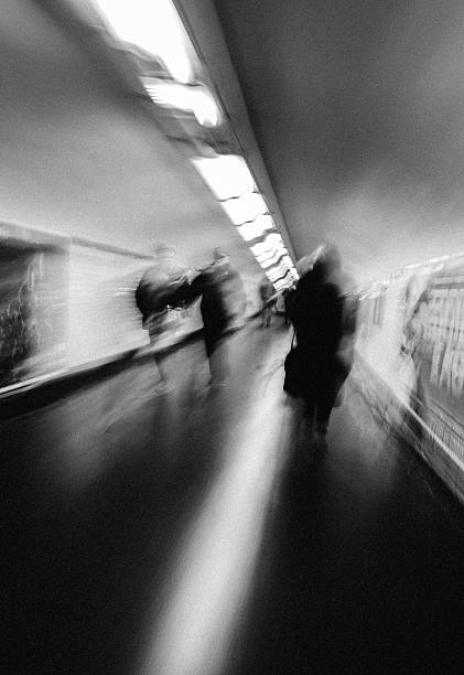 istock Blurred image of underground subway station 603869766