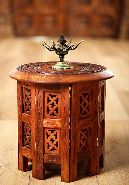 istock Vintage lotus flower used for aromatic smoke 603869982