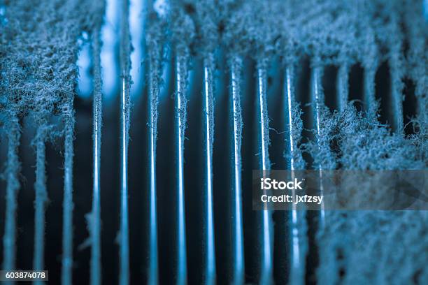 Cpu Radiator With Dust Studio Shot Stock Photo - Download Image Now - Air Duct, Dirty, Aluminum