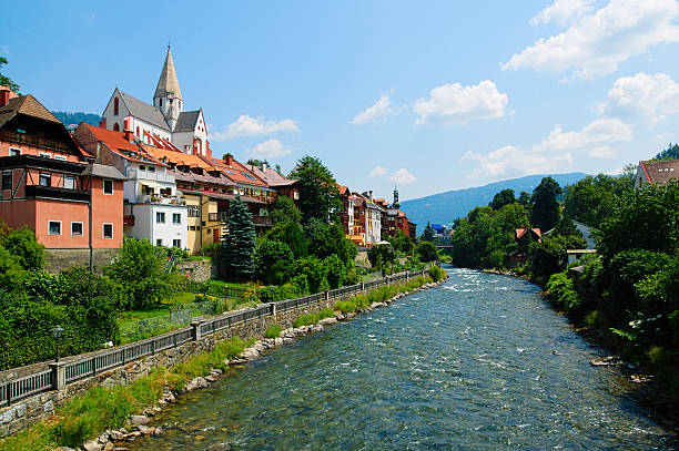 istock Beautiful view of Murau, Austria 603878558