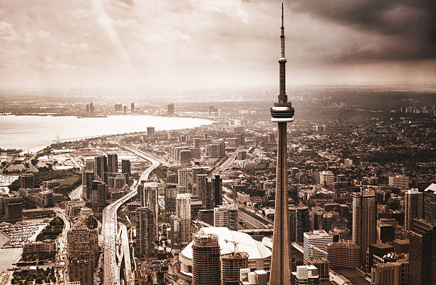 istock Toronto city aerial view 603898074