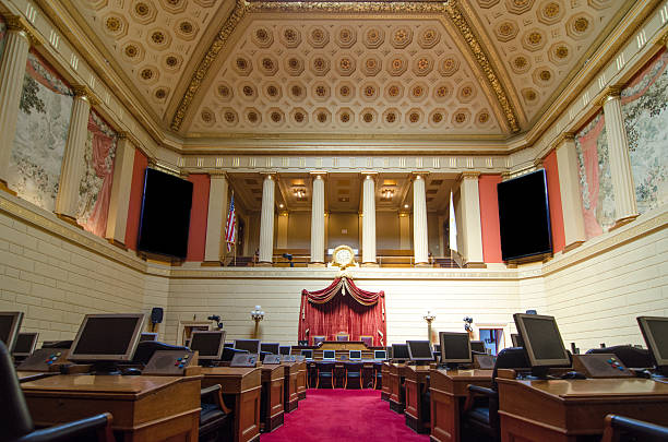 House Chamber of representatives in Providence State House