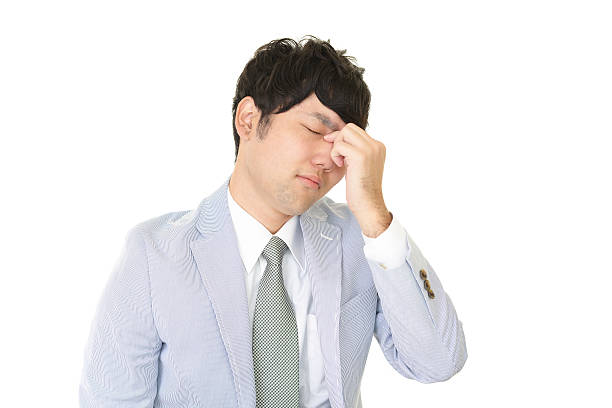 istock Tired Asian businessman 603899026