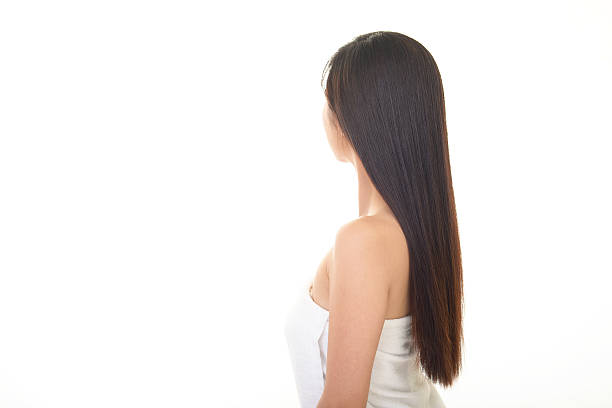 kobieta z długie włosy - women long hair rear view beauty zdjęcia i obrazy z banku zdjęć