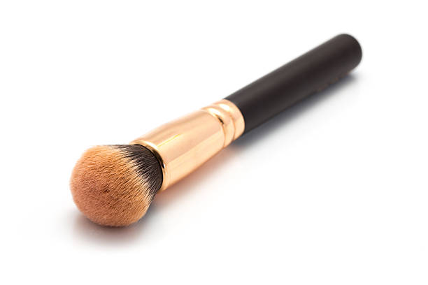 Professional cosmetic brush stock photo