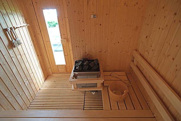 istock sauna room in luxury home 603902006