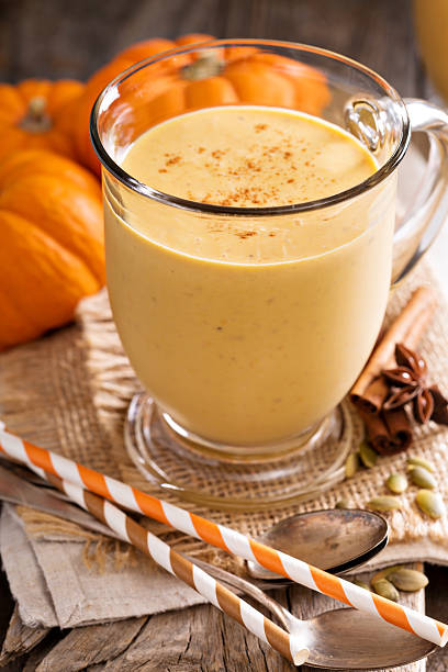istock Pumpkin smoothie with oatmeal 603904520