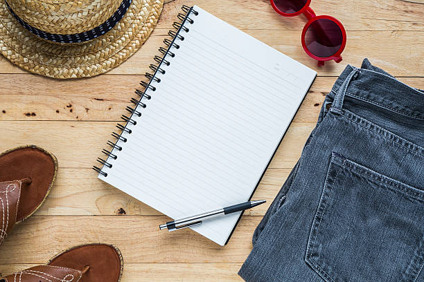 istock Flat lay fashion set. 603907922