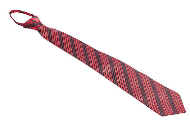 istock New red necktie isolated on white background 603908966