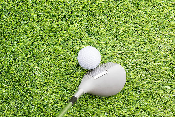 istock Golf ball before hitting with golf club 603909950