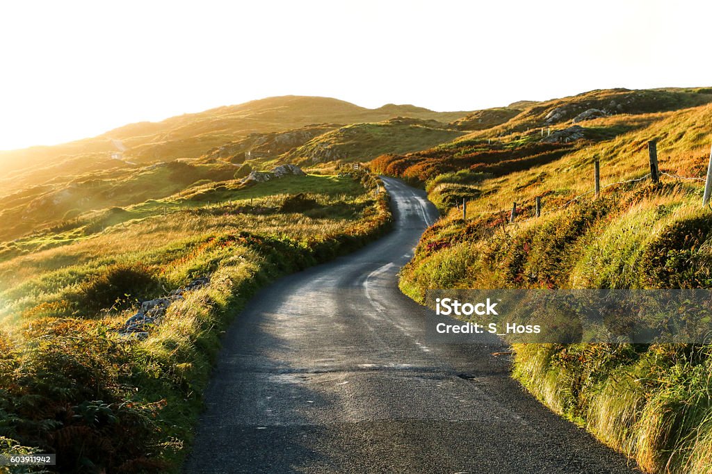 Sky Road, Clifden, Irland - Lizenzfrei Connemara Stock-Foto