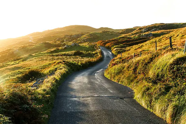 The perfect sunset light led us along the beautiful coast of Clifden, located in the west of Ireland.